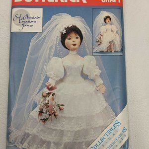 Butterick 4003 Sof-Porcelain Creations Doll and Dr